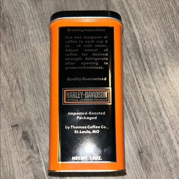 Harley Davidson Biker Brew Coffee Collectible Rare Tin - Picture 2 of 9